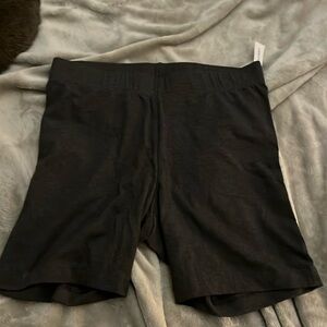 New with tags gray biker shorts